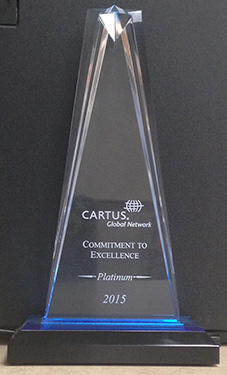 Castine Movers Receives Commitment to Excellence Platinum Award at Cartus 2015 Global Network Conference