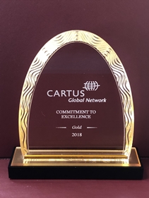 Castine Movers Receives Commitment to Excellence Gold Award  at Cartus 2018 Global Network Conference