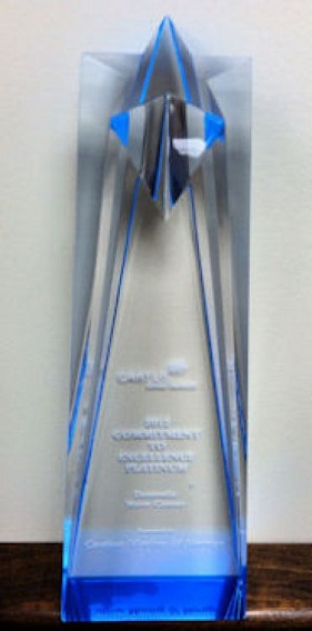 Castine Moving & Storage Receives Commitment to Excellence Platinum Award in Domestic Move Center at Cartus 2012 Global Network Conference