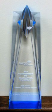 Castine Moving & Storage Receives Commitment to Excellence Platinum Award in High Volume at Cartus 2012 Global Network Conference